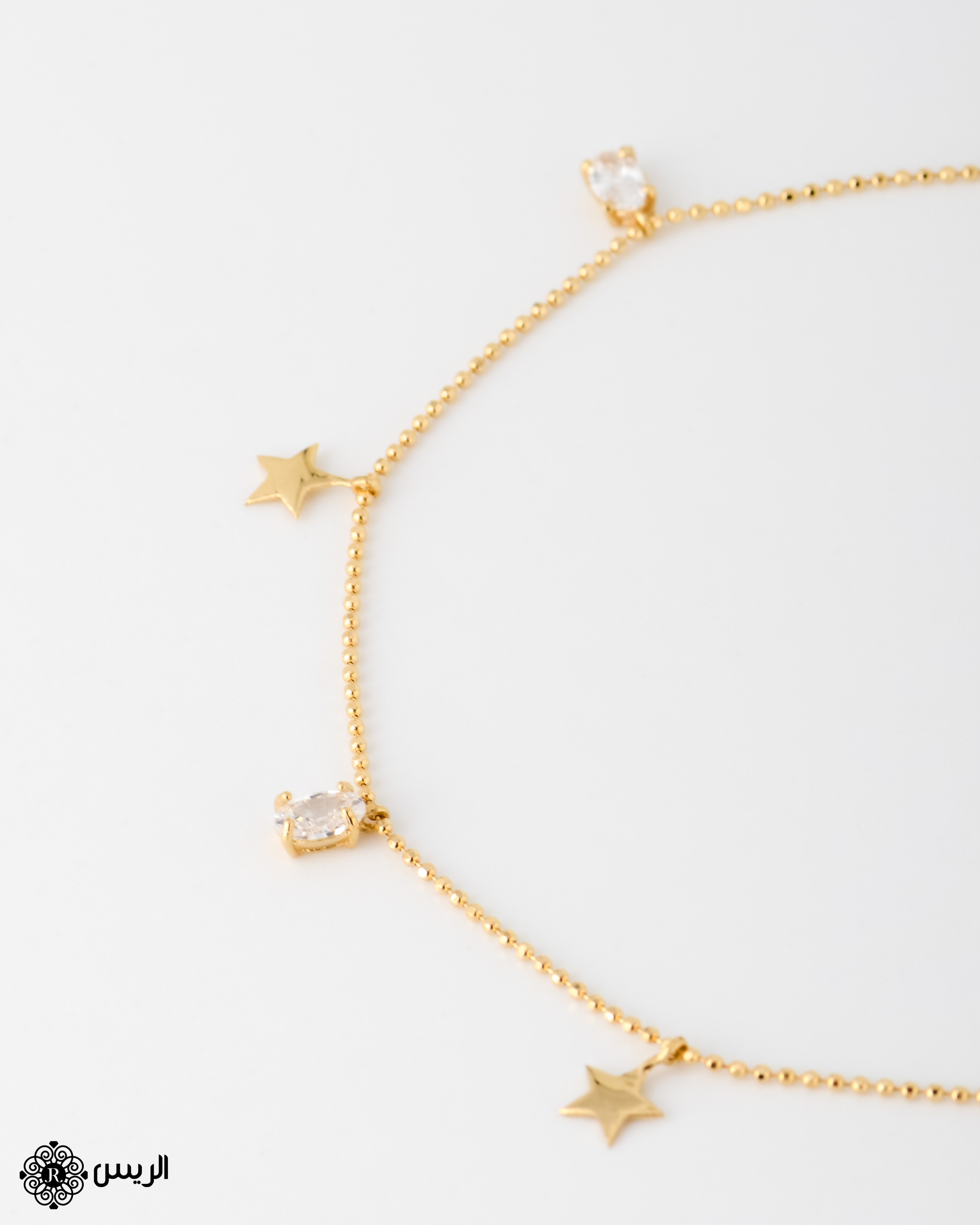 خلخال ناعم بفصوص Swarovski