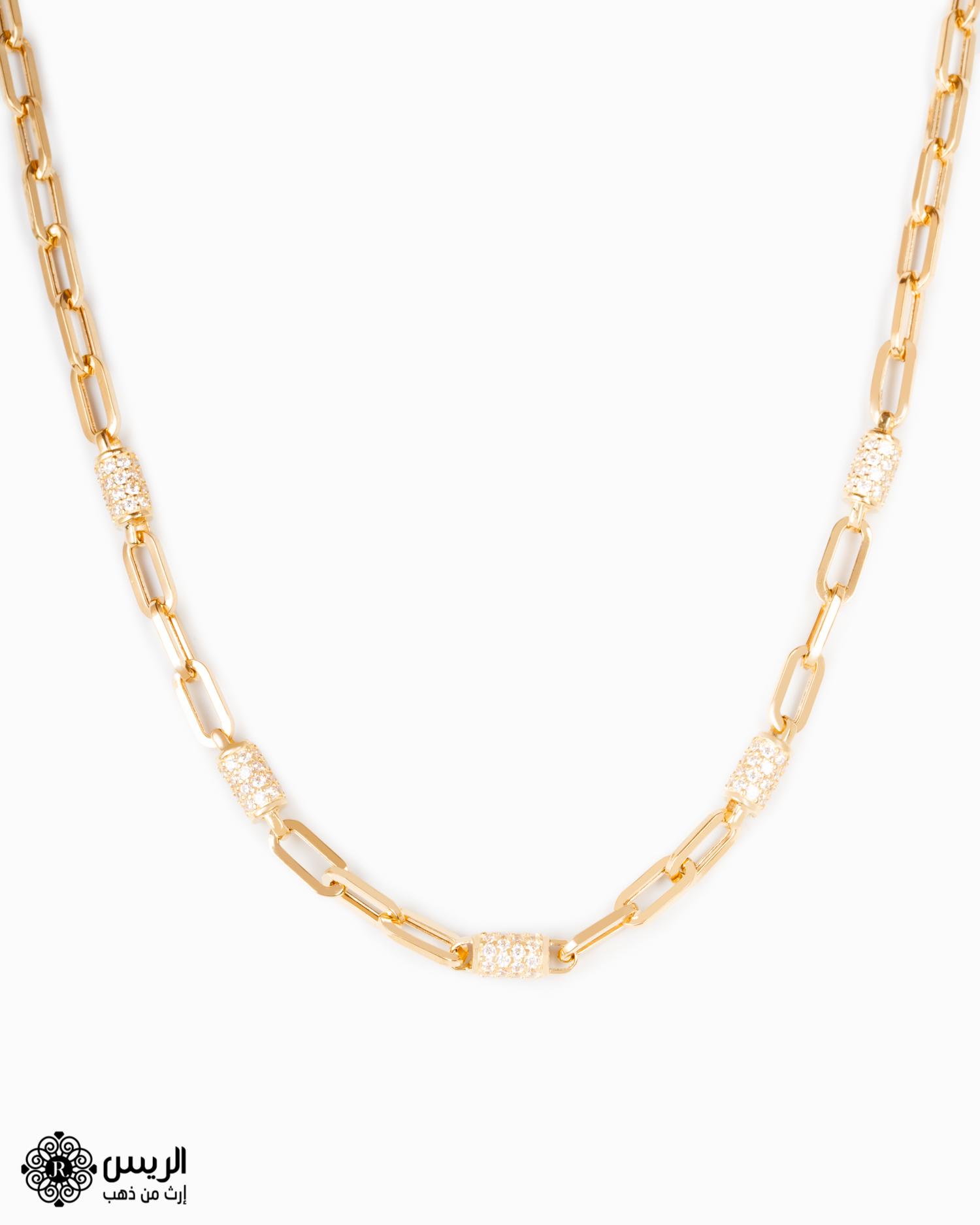 Raies jewelry chain necklace عقد جنزير الريس للمجوهرات