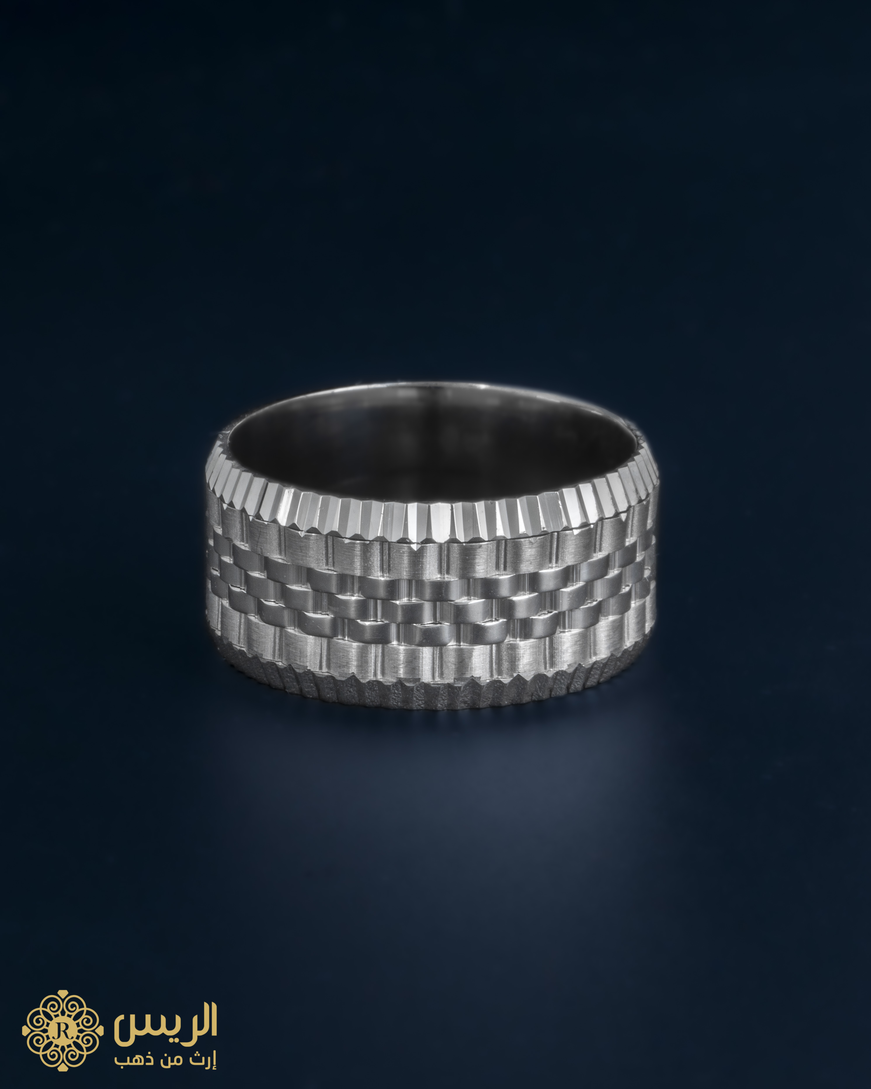 Raies jewelry Silver Ring (for Men). دبلة فضة الريس للمجوهرات