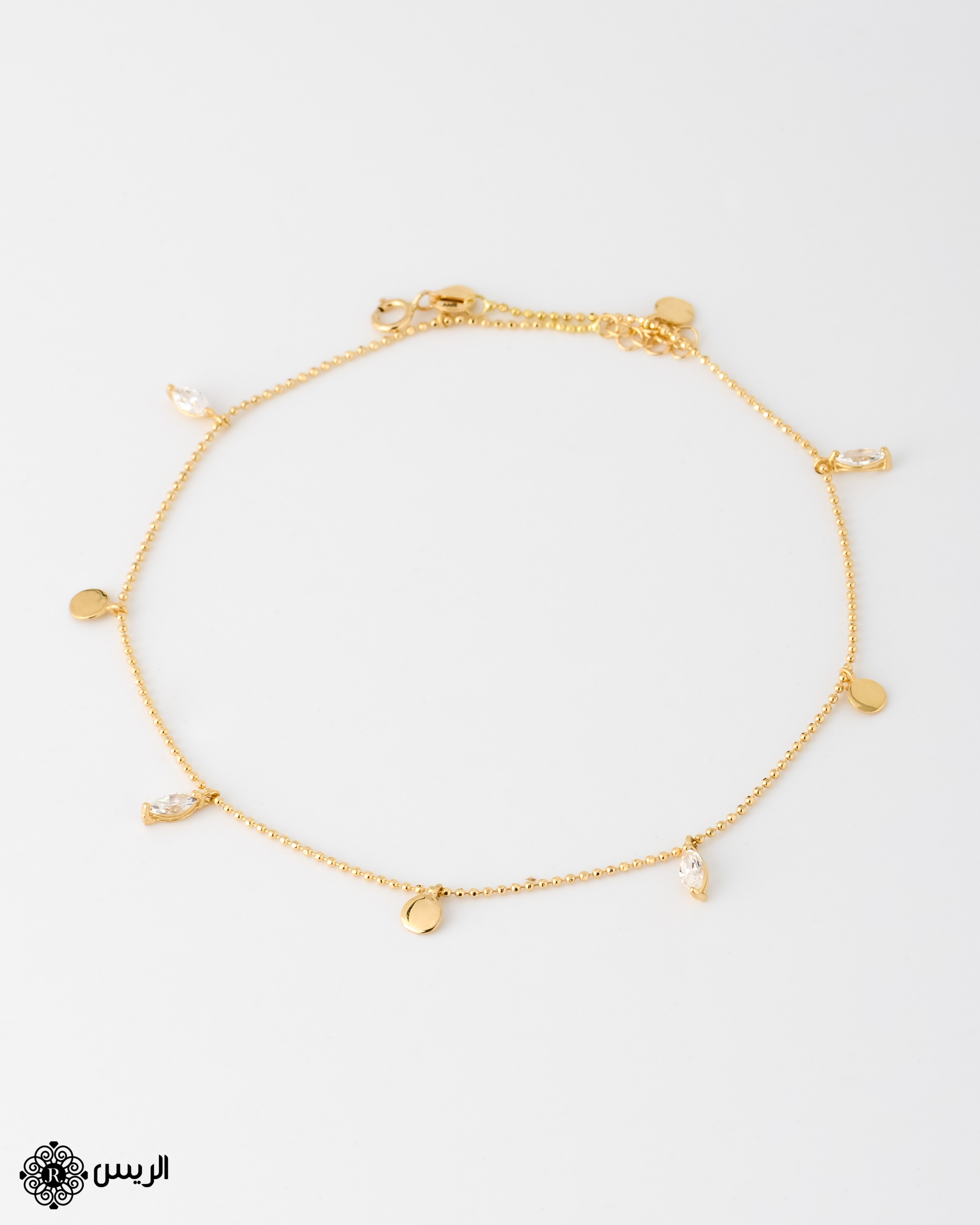 خلخال ناعم بفصوص Swarovski