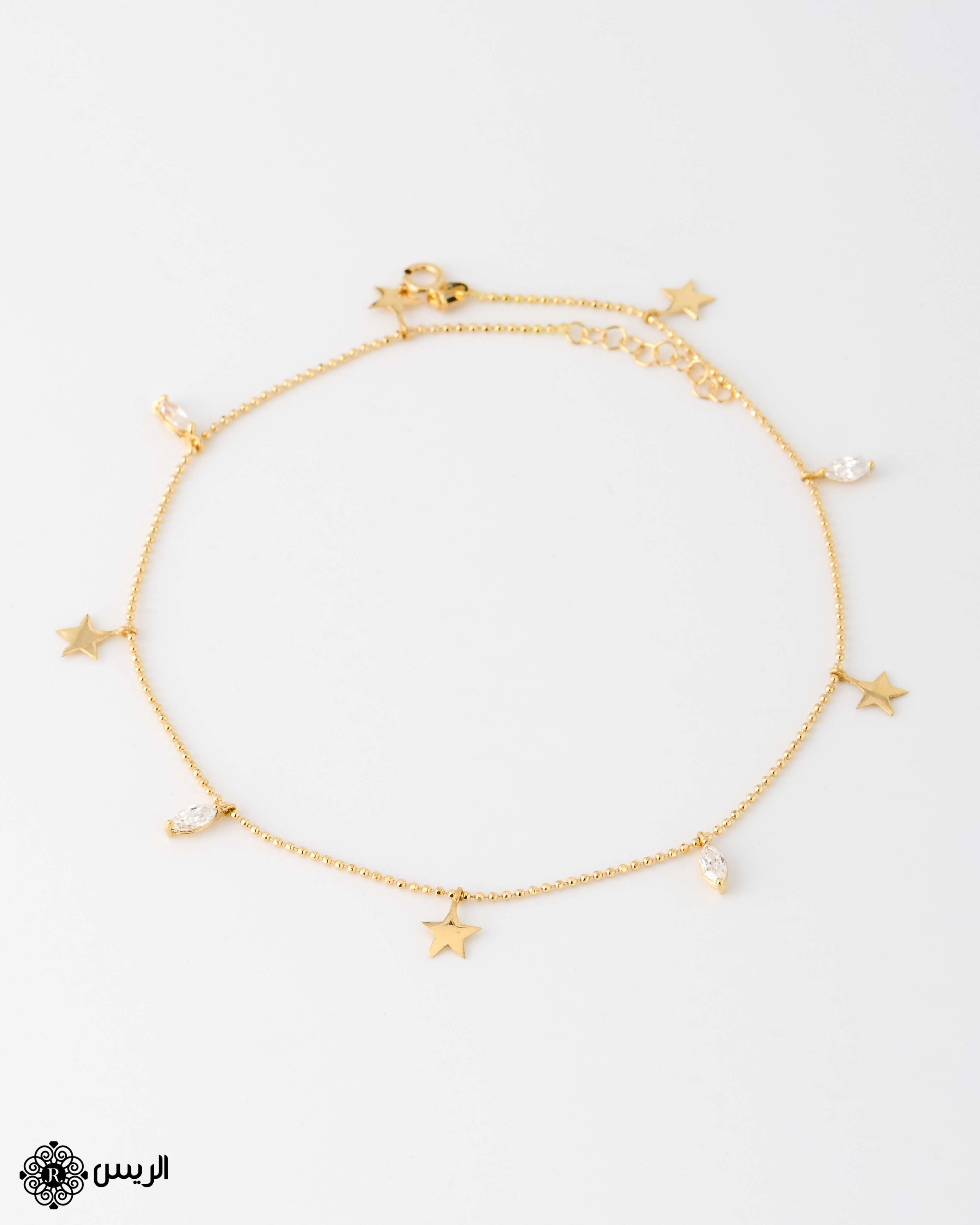 خلخال ناعم بفصوص Swarovski