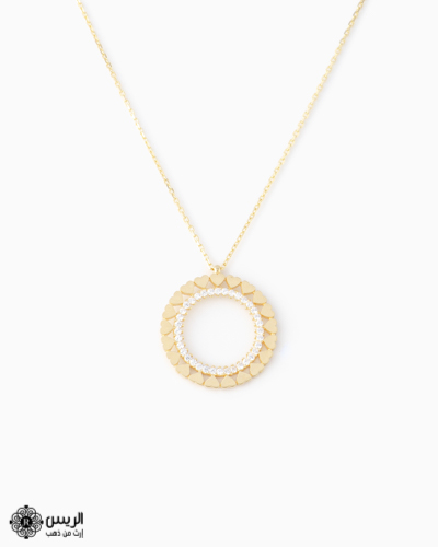 Pendant with Chain Circle Shape