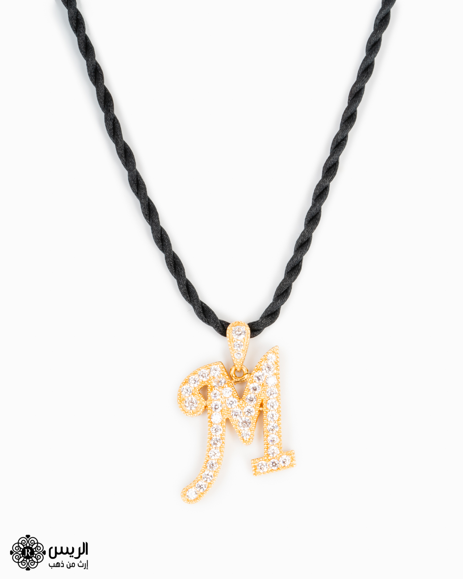 "Necklace Letter "M