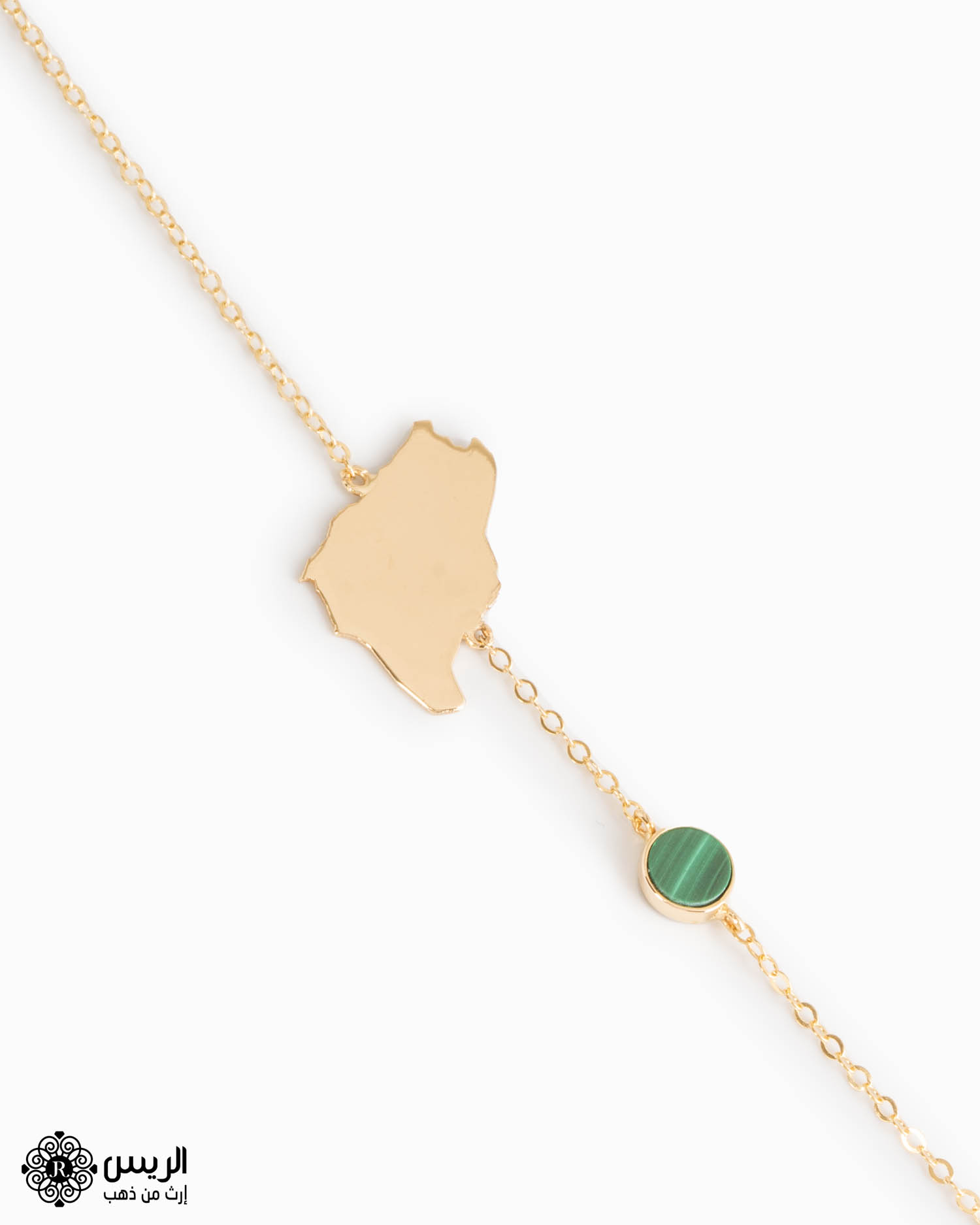 Raies jewelry Delicate KSA Map Bracelet إسورة (إنسيالة) خريطة المملكة الريس للمجوهرات