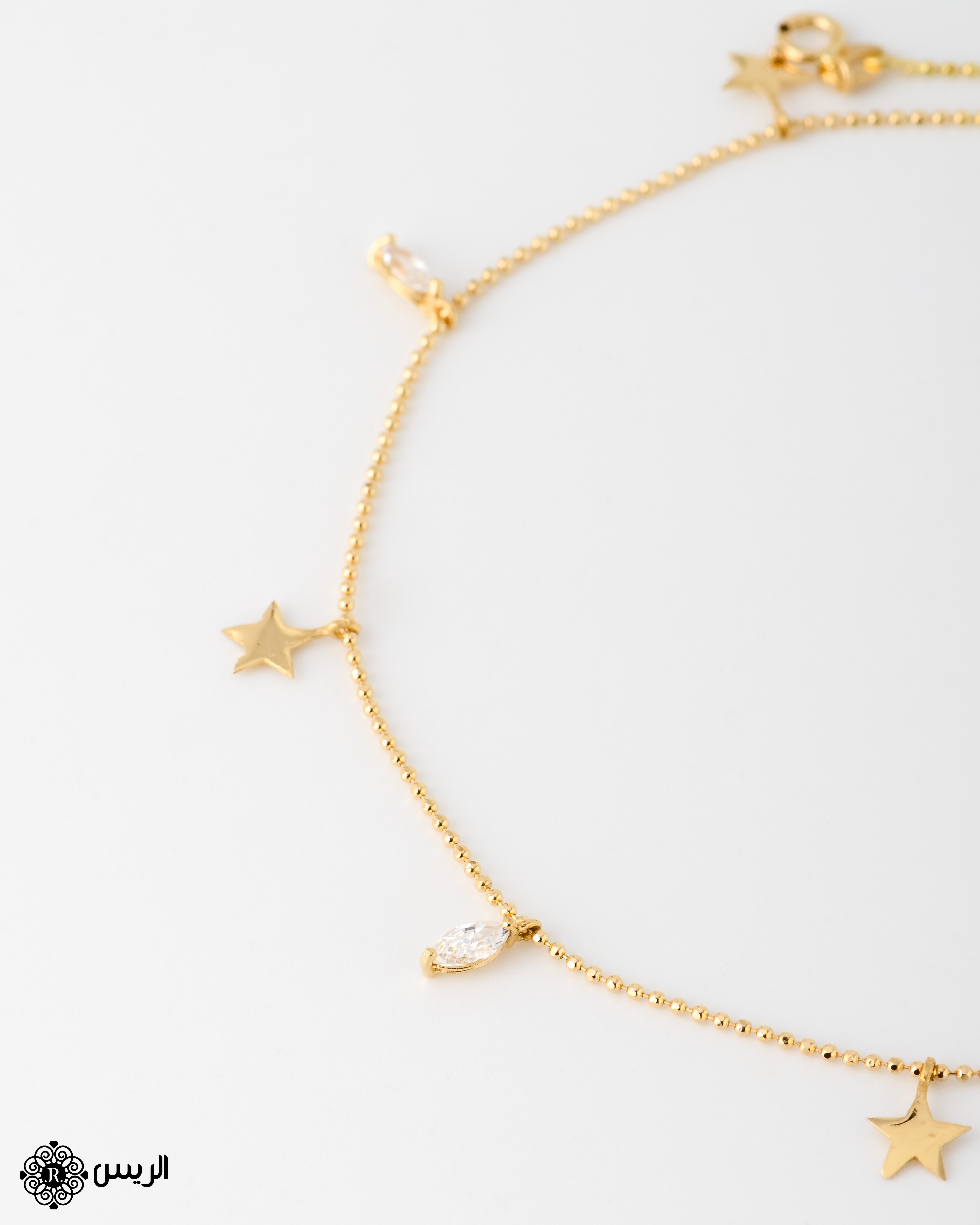 خلخال ناعم بفصوص Swarovski