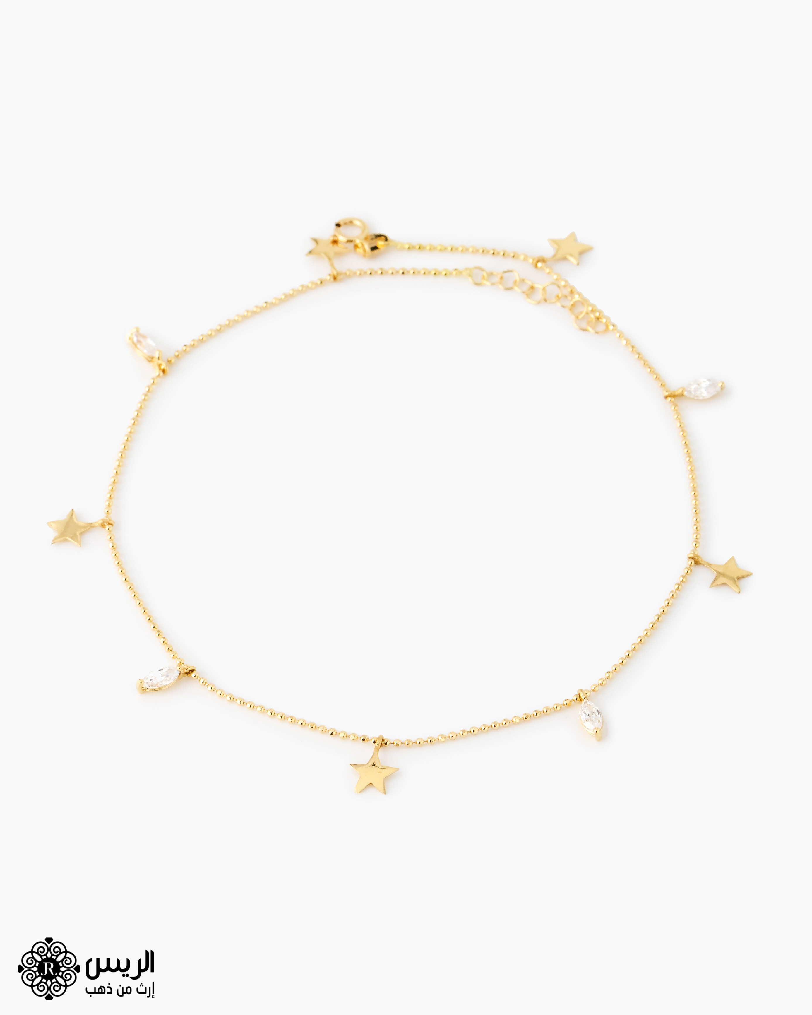 خلخال ناعم بفصوص Swarovski