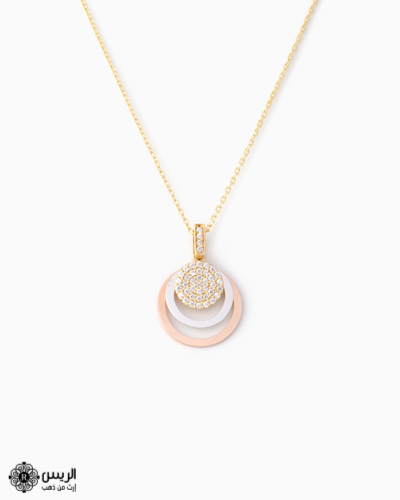 Pendant with Chain Circle shape