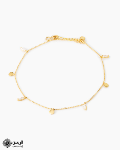خلخال ناعم بفصوص Swarovski