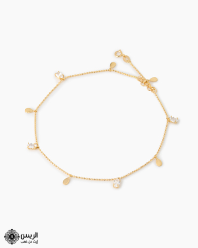 خلخال ناعم بفصوص Swarovski